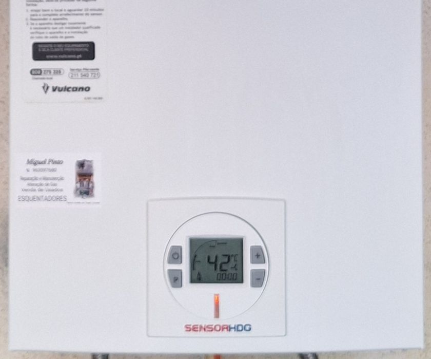RESERVADO Esquentador Vulcano Sensor HDG Gás Garrafa 11 Litros