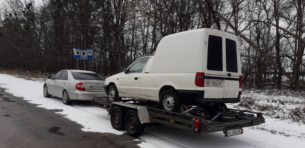 Доставка авто лафетою.