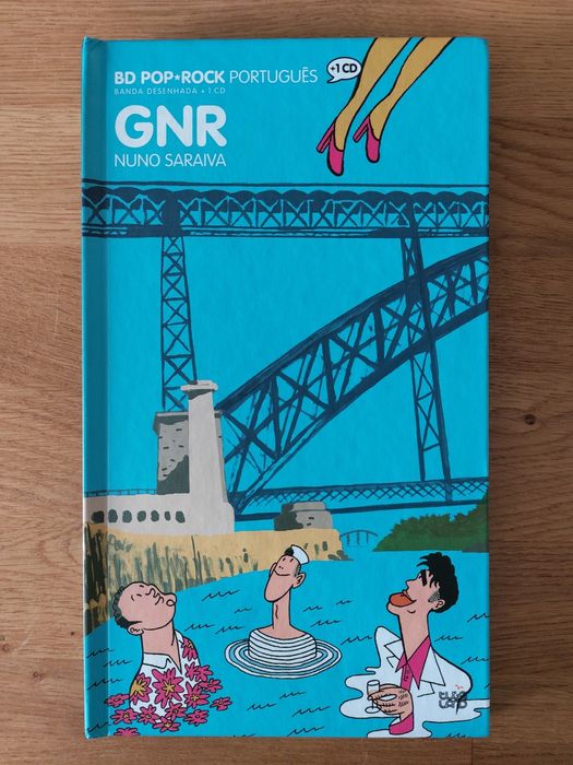 CD e livro de banda desenhada dos GNR