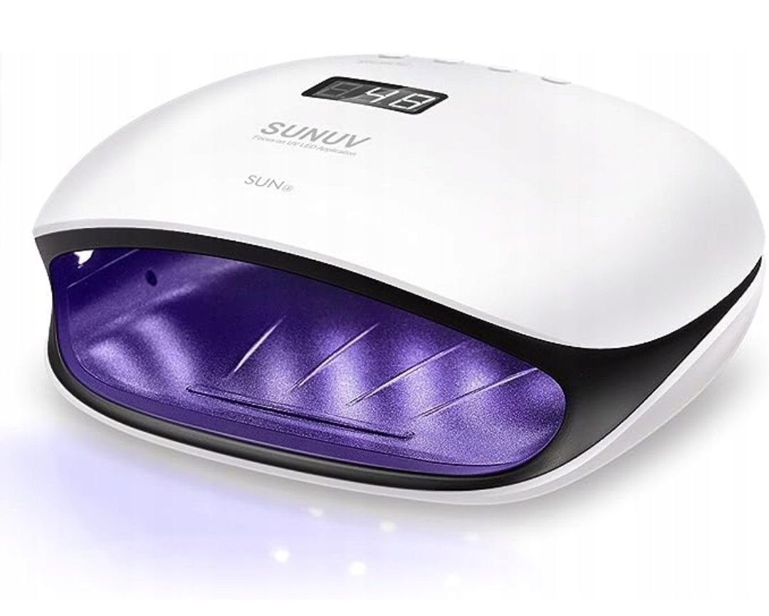 Lampa do Paznokci LED UV 48W Z Czujnikiem Automatycznym Wyświetlacz LC