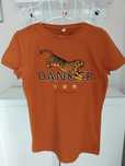 T-shirt tons terra, Kids Only, Tamanho 7/8 anos, usada apenas uma vez