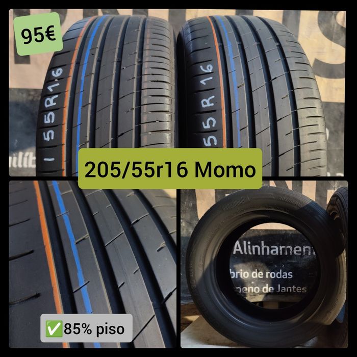 Pneus 205/55r16 215/55r16 seminovos