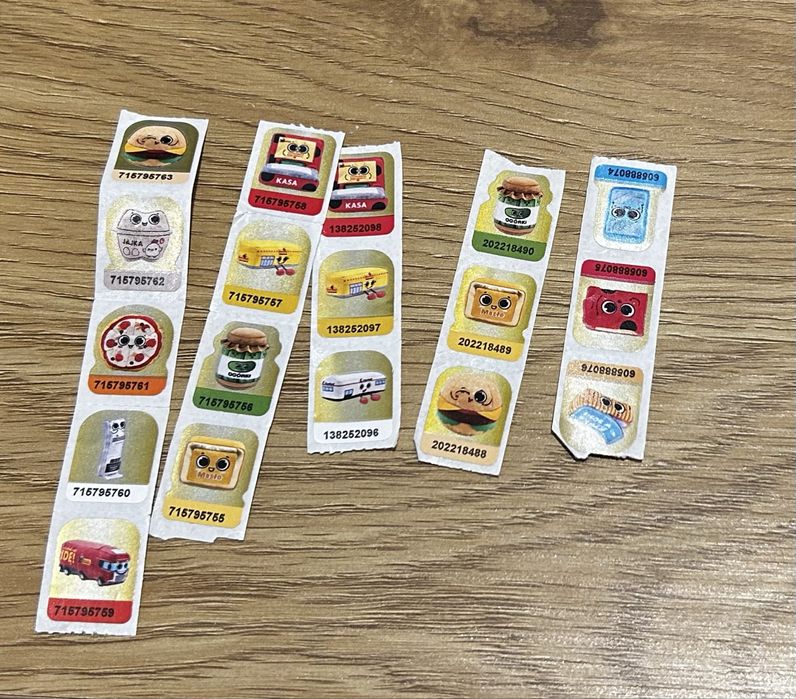 Naklejki biedroniaki biedronka 18 szt