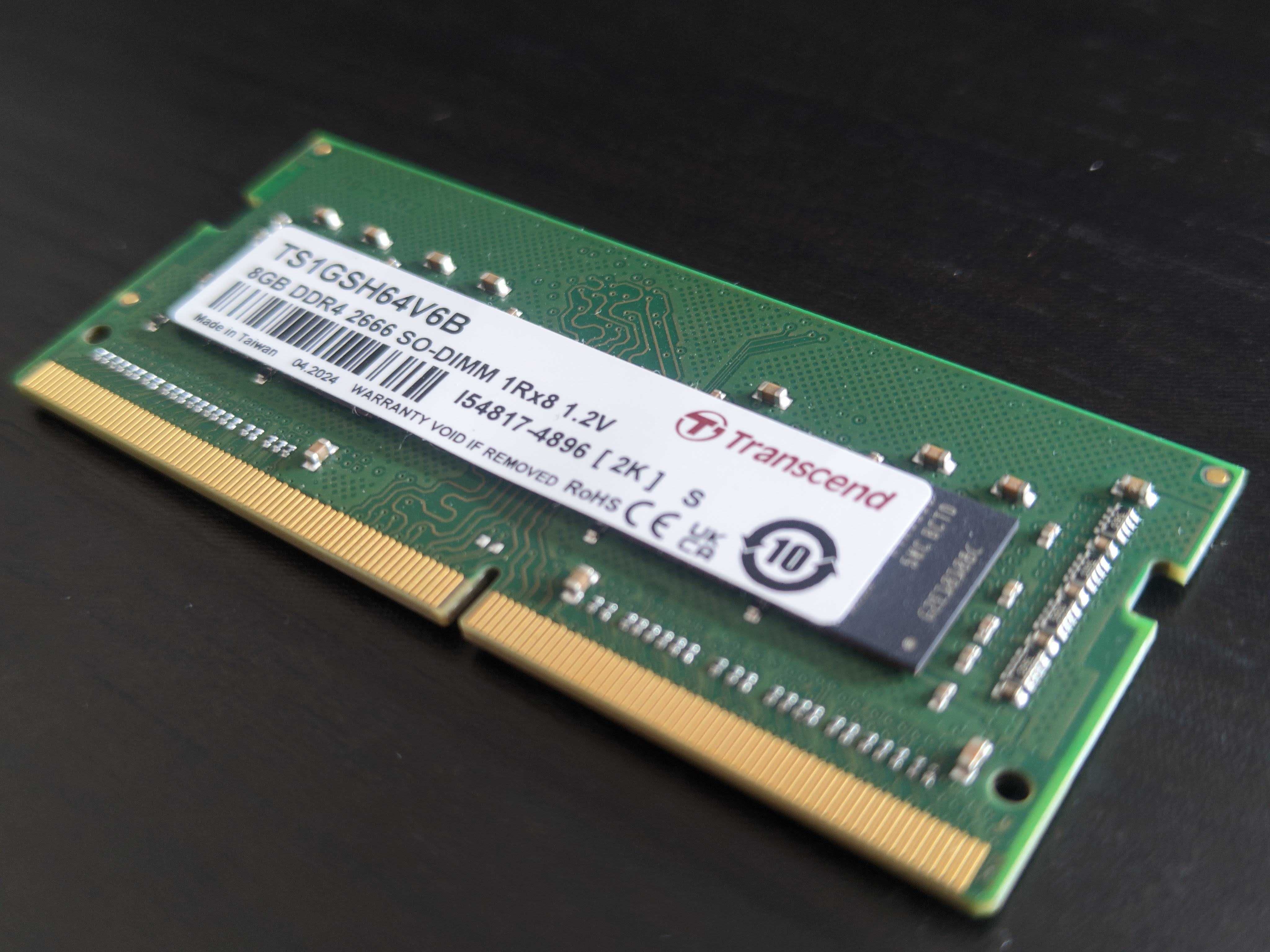 Pamięc RAM 8 GB DDR4-2666 SO-DIMM CL19 Transcend