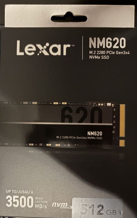 Dysk LEXAR SSD NM620 512GB NVME M.2 2280