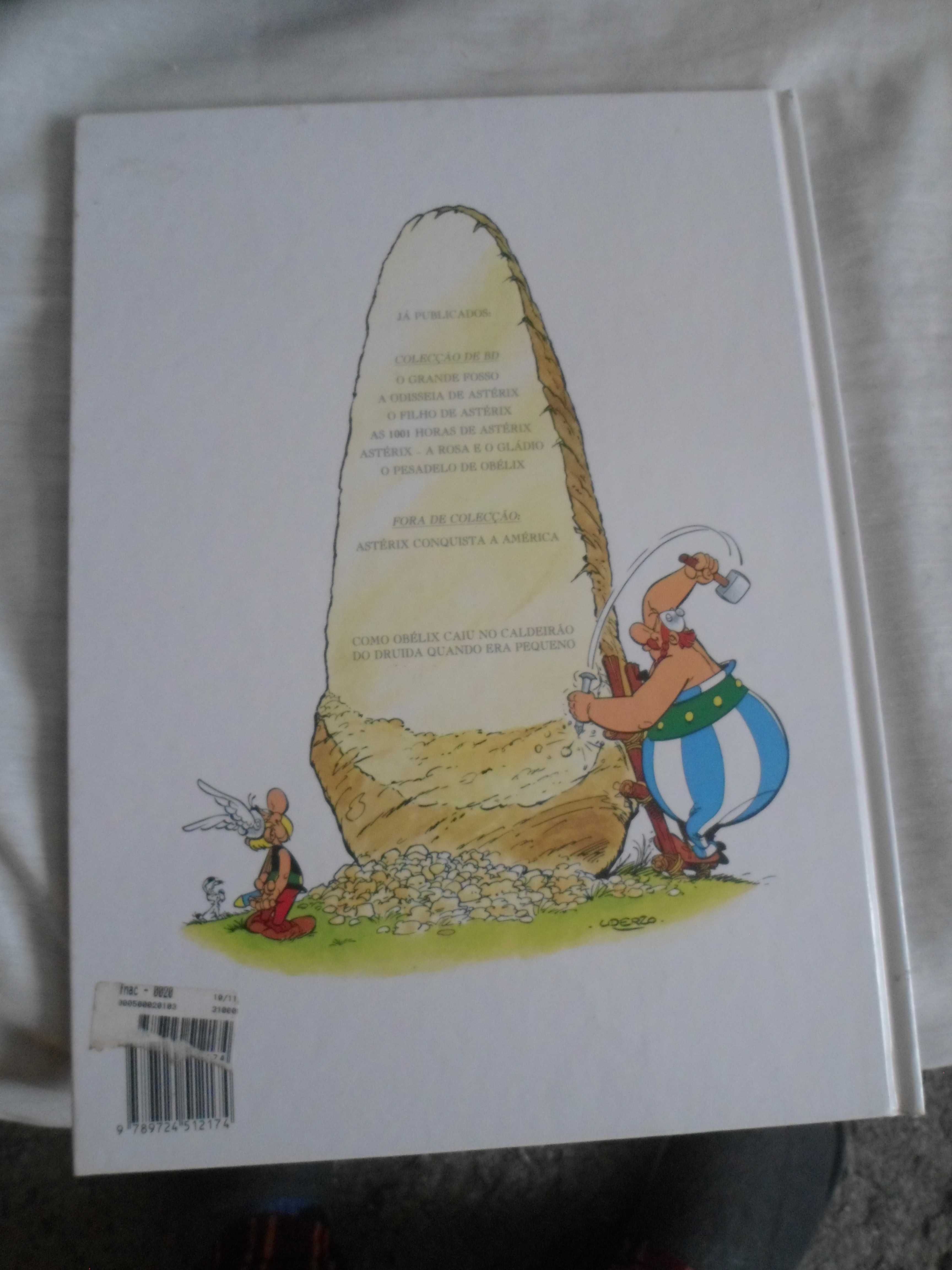 o livro do astérix com o titulo o pesadelo de obélix