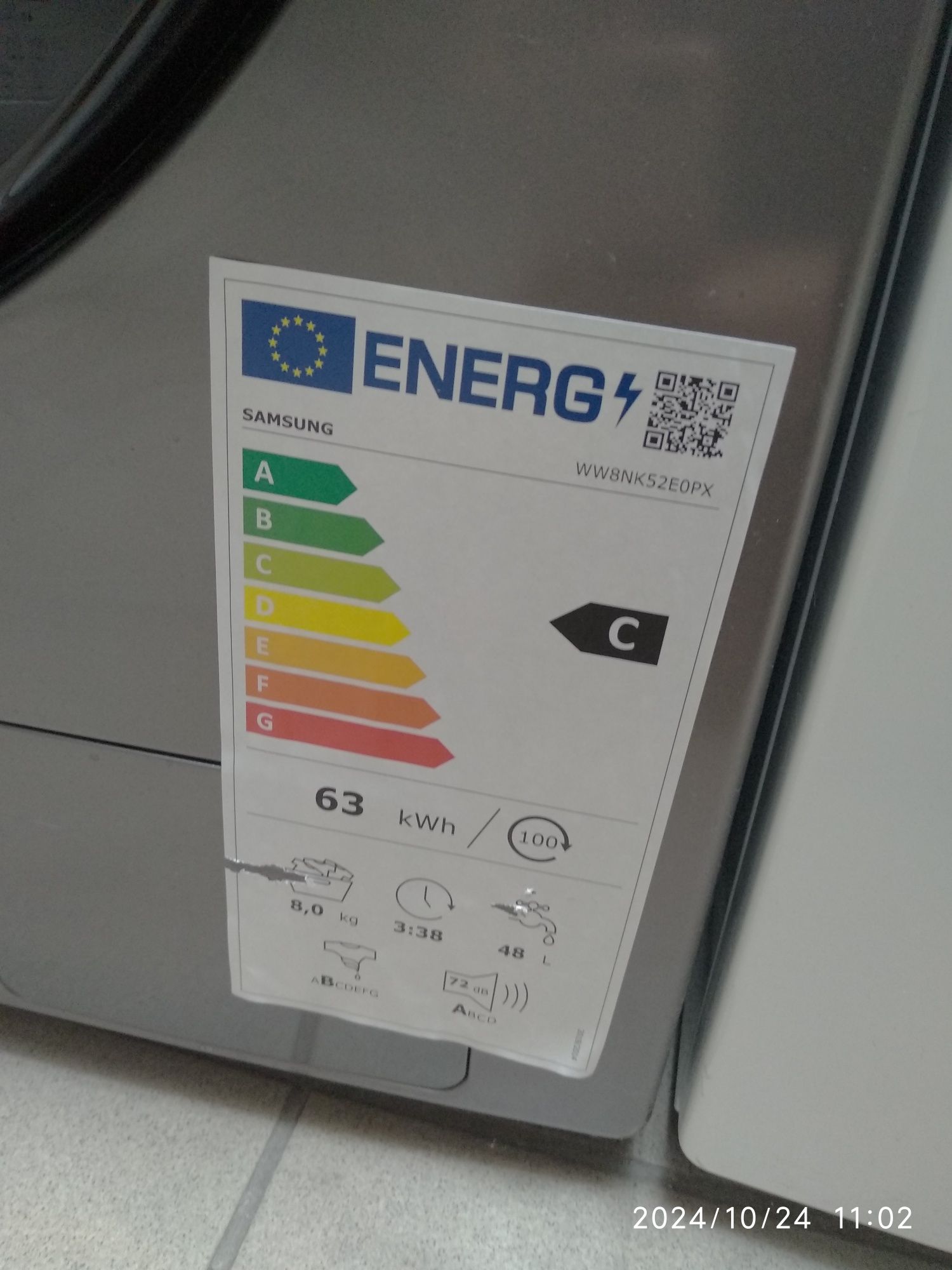 OUTLET Janki ul Wspólna 6 Pralka SAMSUNG WW8NK52E0PX