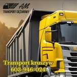 Sprzedaż i transport kruszyw, materiałów sypkich - wywrotka