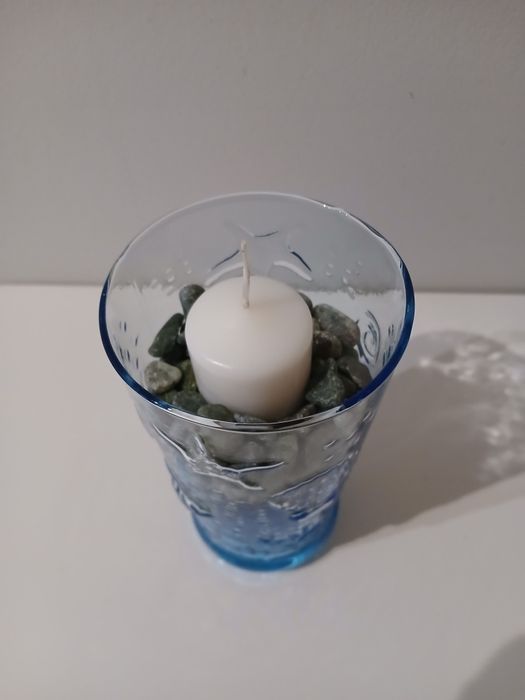 Porta velas decorado