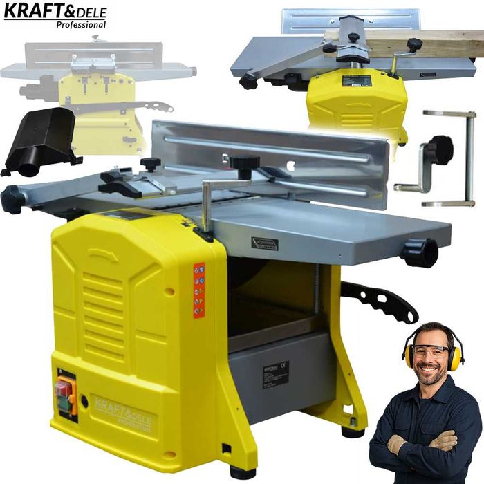 KRAFT&DELE Strugarka Grubościówka Heblarka Strug 1500w Hebel KD5170