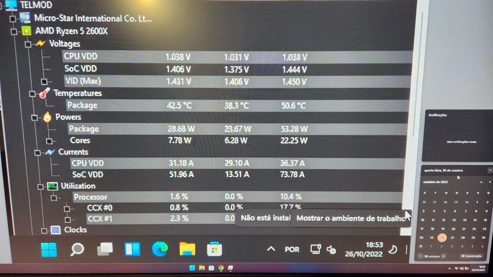 Ryzen 5 2600x com cooler original