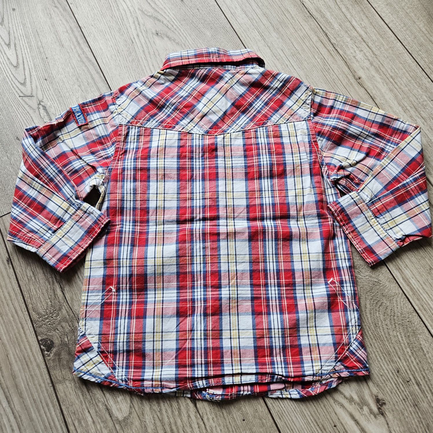 Koszula chłopięca w kratę KappAhl r. 86-92 cm
