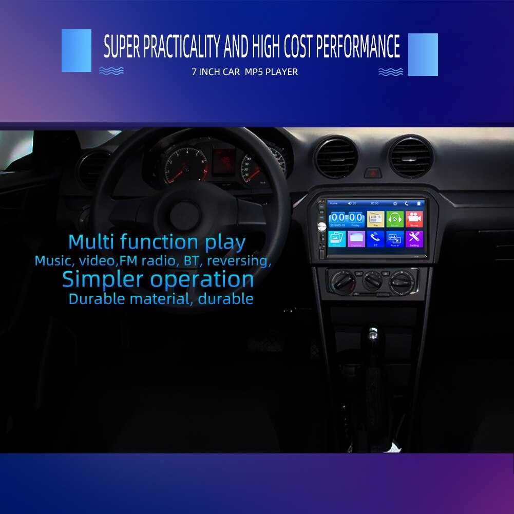 Auto Radio Acodo  2din Carro Display Touch Bluetooth MP5 USB NOVO