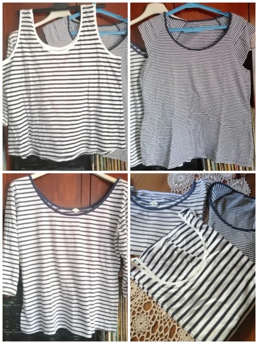 Blusas tamanhos S e M.