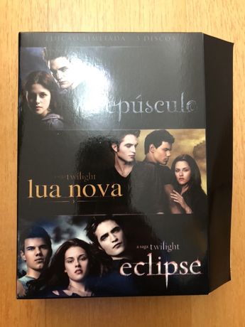 DVDs Saga Crepúsculo ( Twilight) - edição limitada 3 filmes