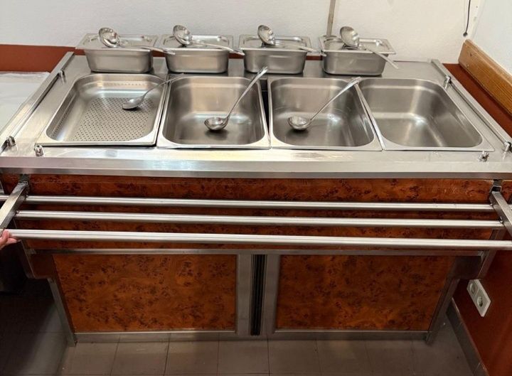 Banho maria quente buffet