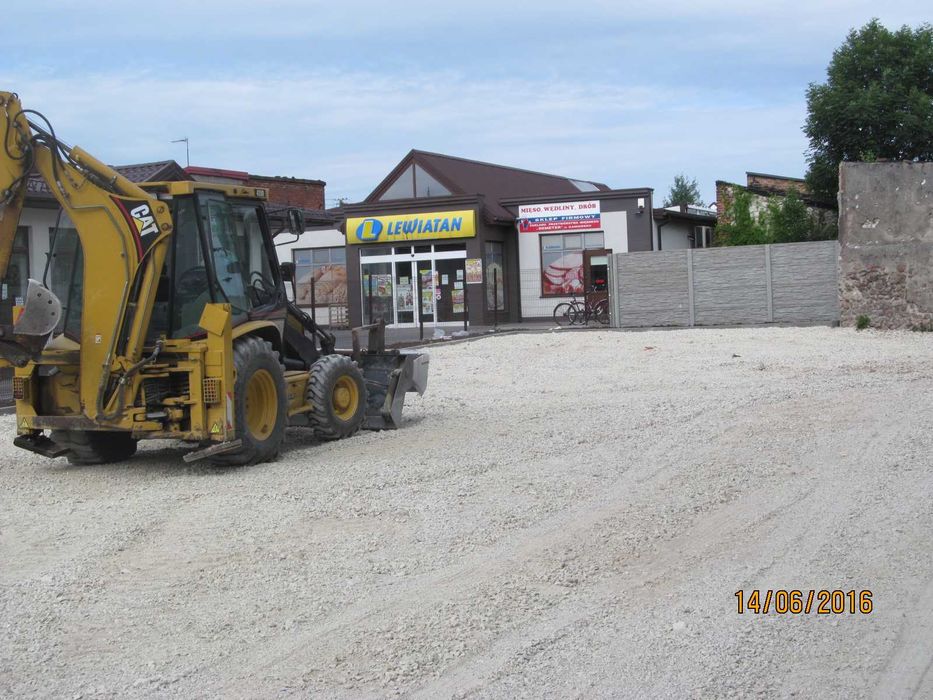 utwardzenia terenu ,zageszczanie, kruszywo