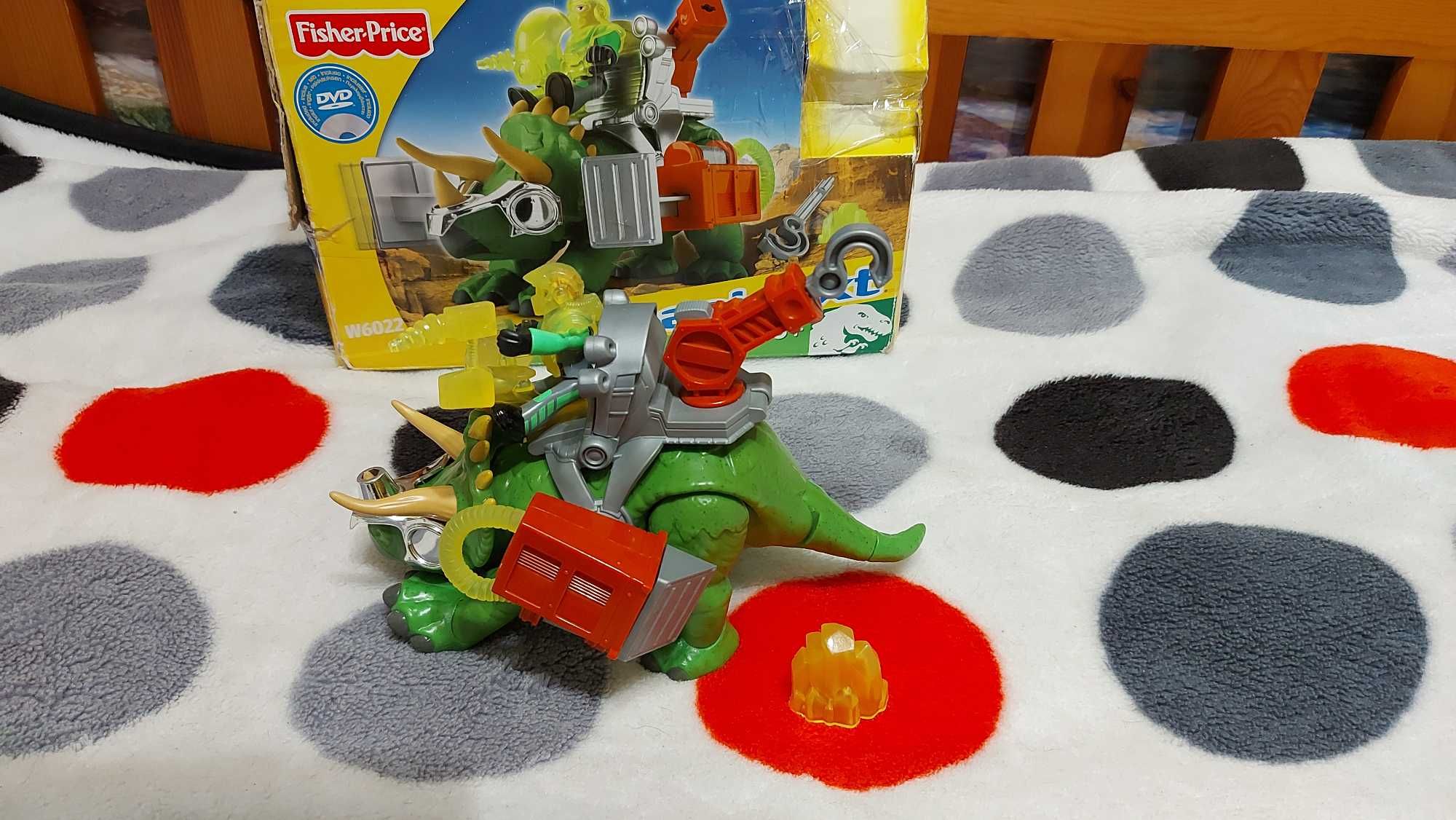 Imaginext w6022 Fisher-price dino triceratops db