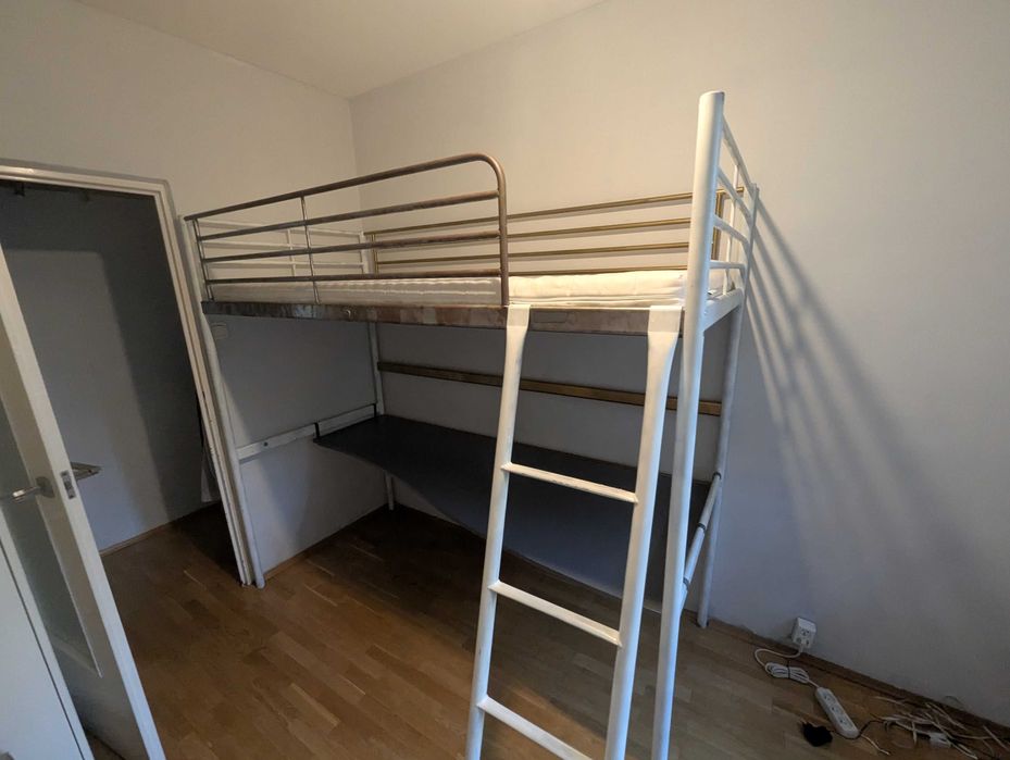 Łóżko piętrowe Ikea SVÄRTA 90x200