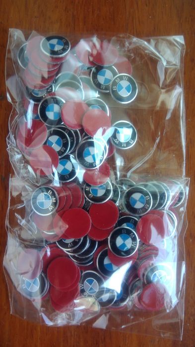 Bmw chave e jantes M símbolo
