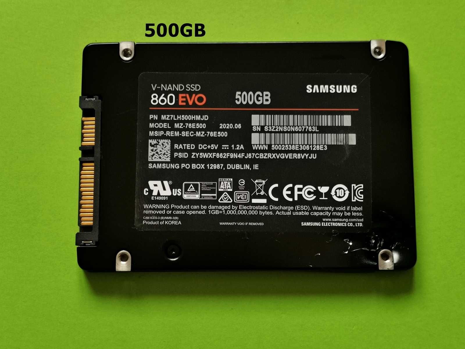 SSD 500GB Samsung 860 EvO