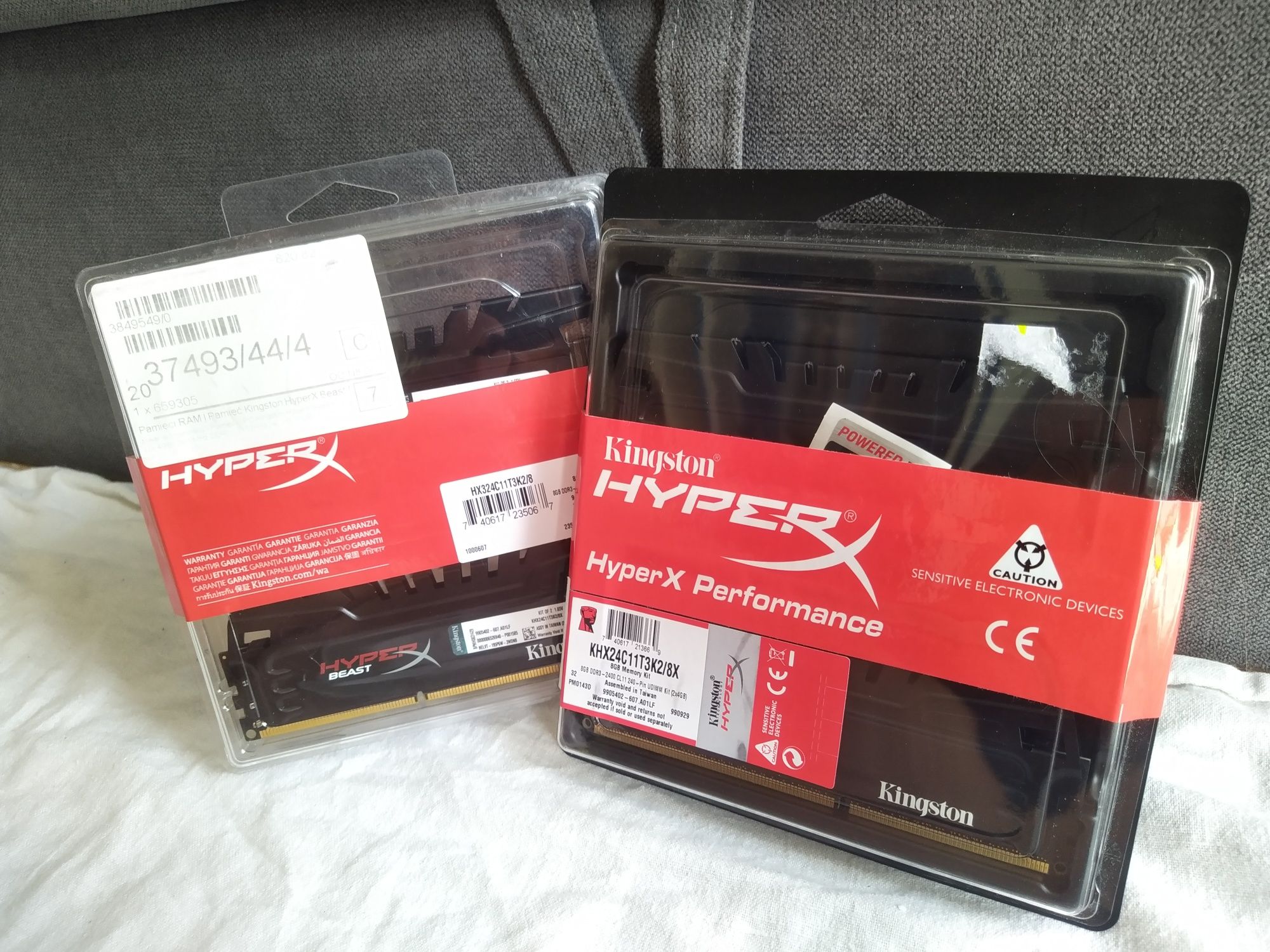 Ram DDR3 16gb 4x4gb 2400mhz
