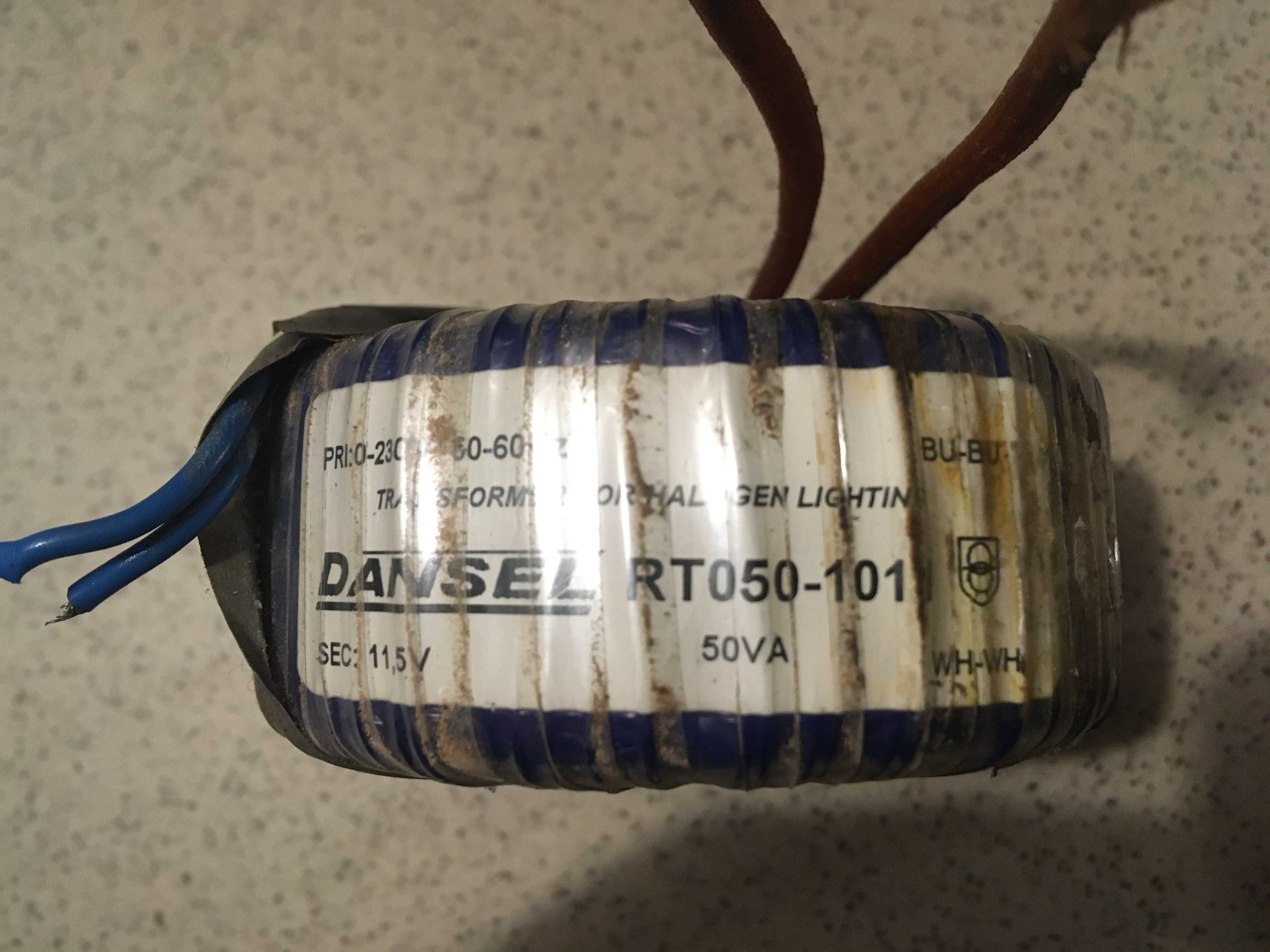 transformator 230/12V 50VA