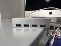 USB Hub 4 entradas blue marca ORICO para Mac