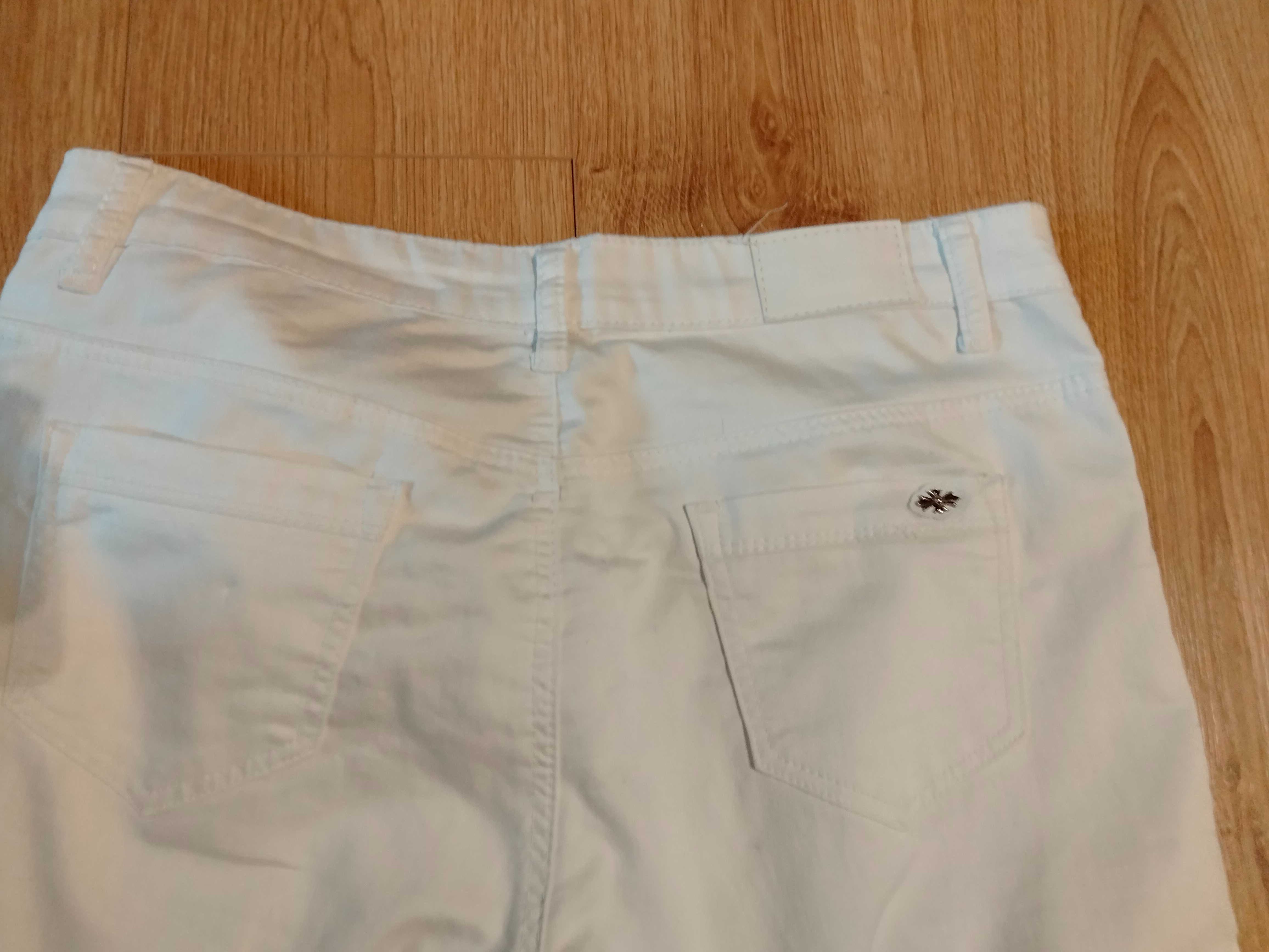 Spodnie białe na lato BB.S Jeans roz. 42