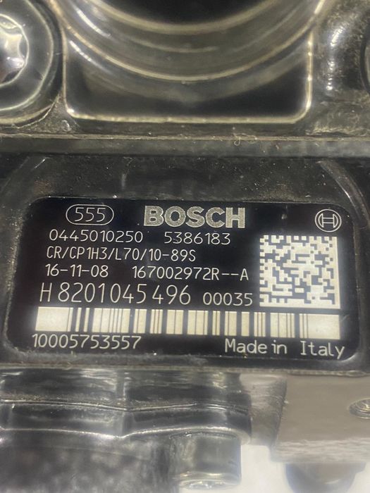 Паливний насос високого тиску BOSCH 0445010250 R9M ТНВД оригінал