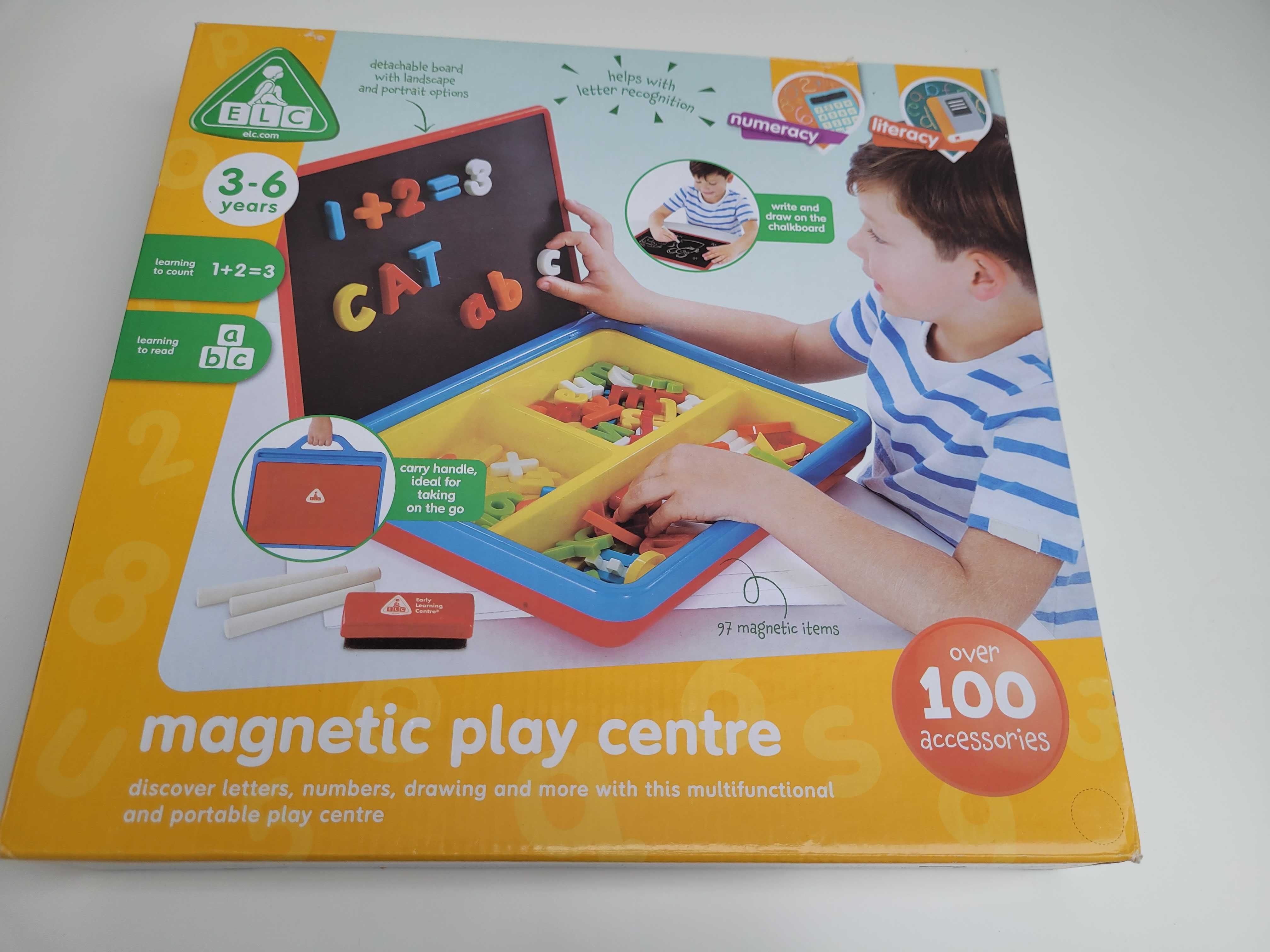 Nowe Magnetyczne centrum zabaw Early Learning Center literki i cyferki