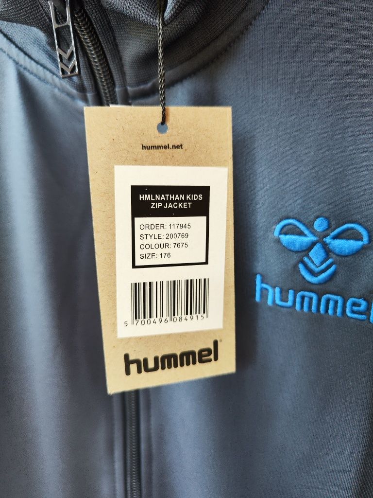 Bluza sportowa rozsuwana Hummel, rozmiar 176, nowa z metką, kieszenie