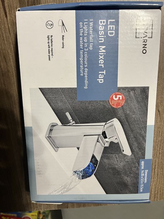 Bateria umywalkowa LED nowa - nie używana