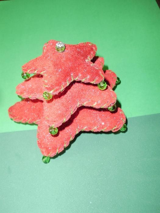 Pinheiros de Natal para decoração em pele genuína - 3 modelos