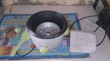 Panela eléctrica para cozer a vapor