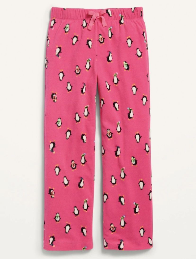 Флисовые штаны для дома,пижама для девочки Old navy ,  8 лет, 128-134