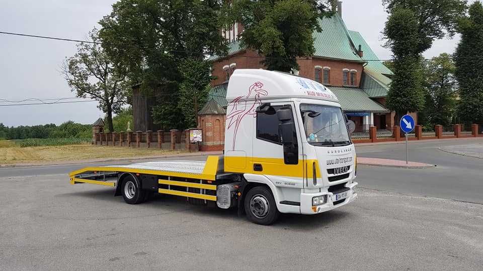 Zabudowa laweta najazd ciężarowy 7,5-10t komplet Eurocargo MAN ATEGO