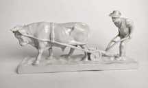 Figura Gebruder Heubach - Oracz, znak po 1910