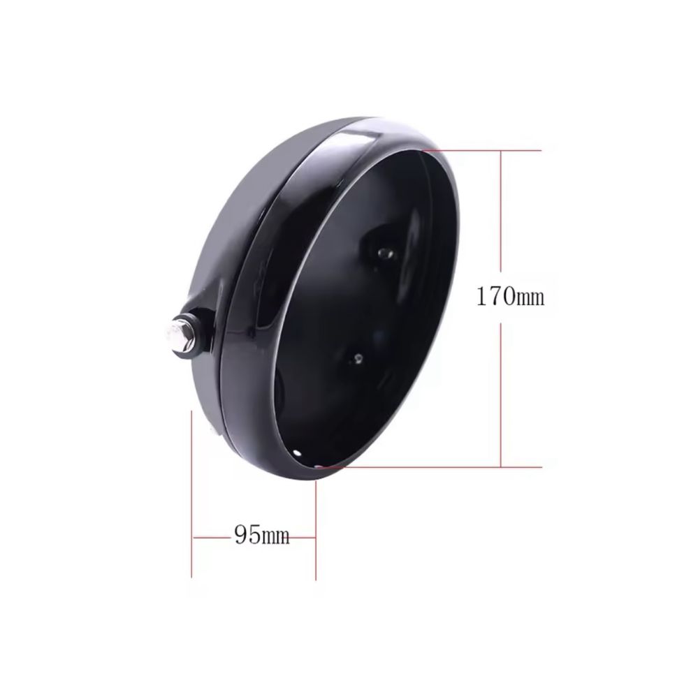 Uniwersalna super mocna lampa LED do motocykla + obudowa