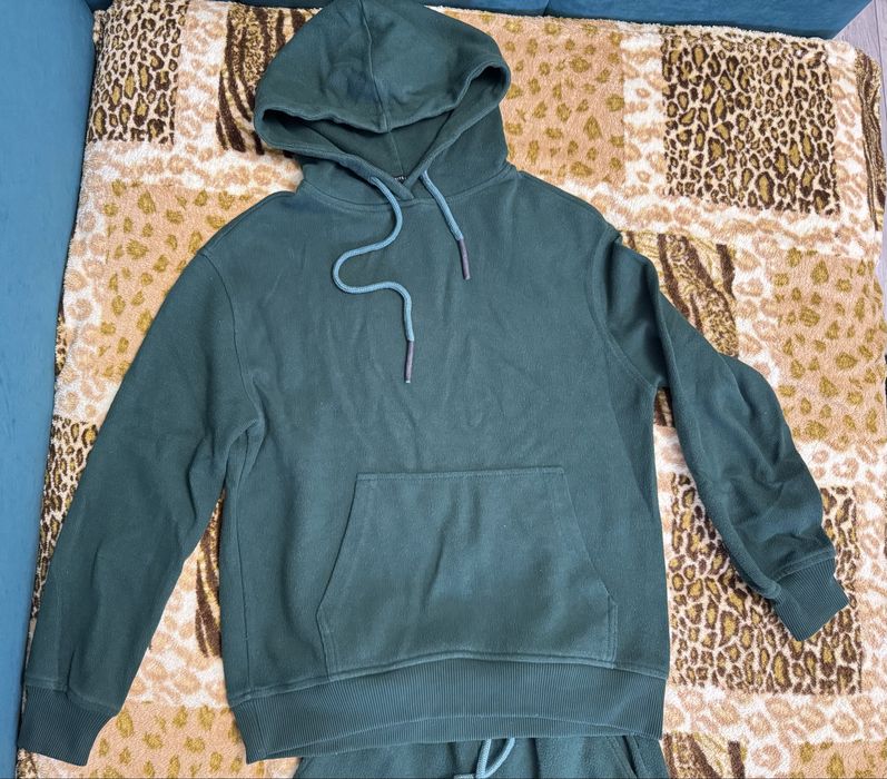 Комтюм смарагдовий в рубчик не утеплений