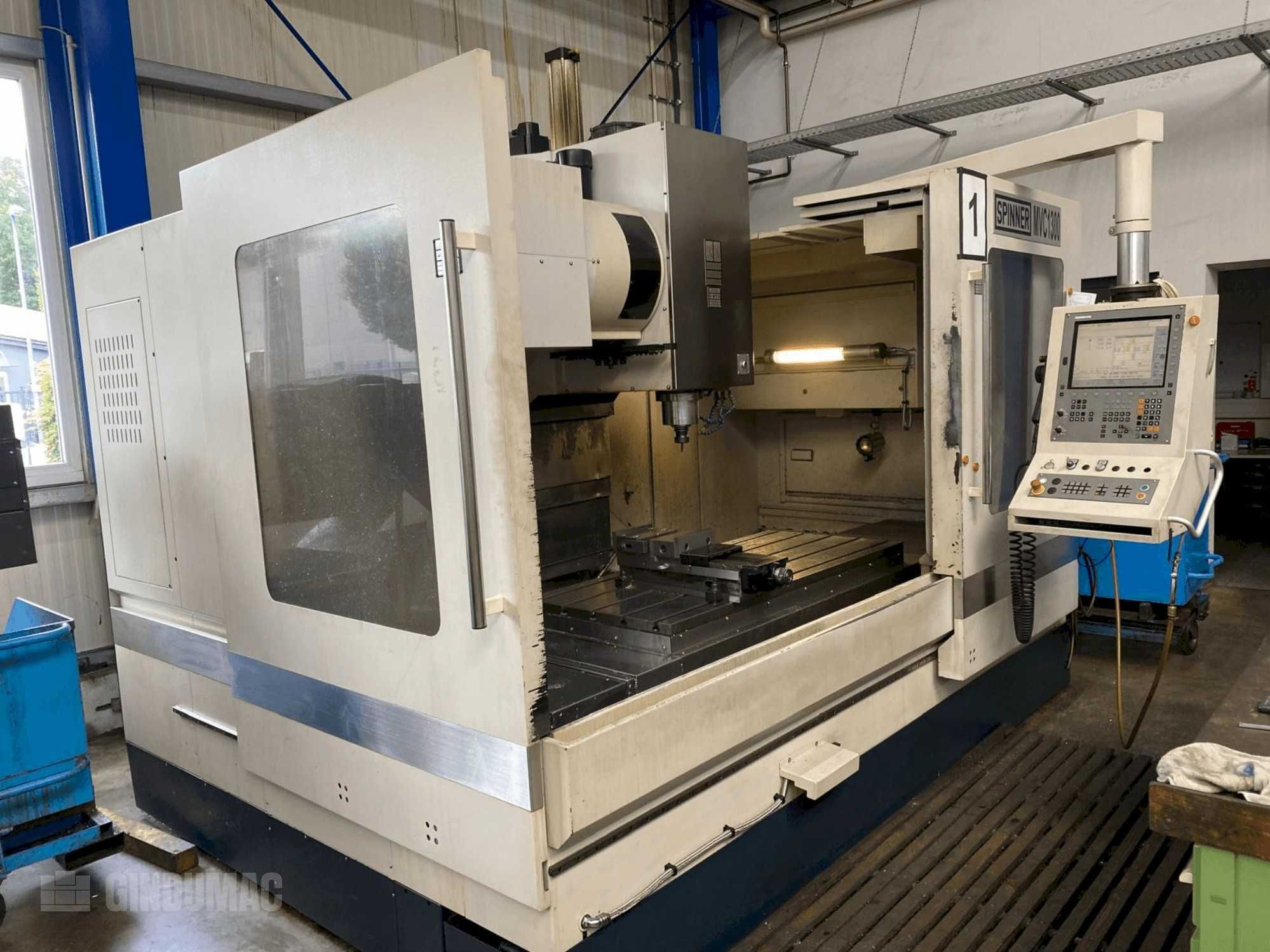 Centrum obróbcze SPINNER MVC 1300 – 3 osie, SK40, 2012