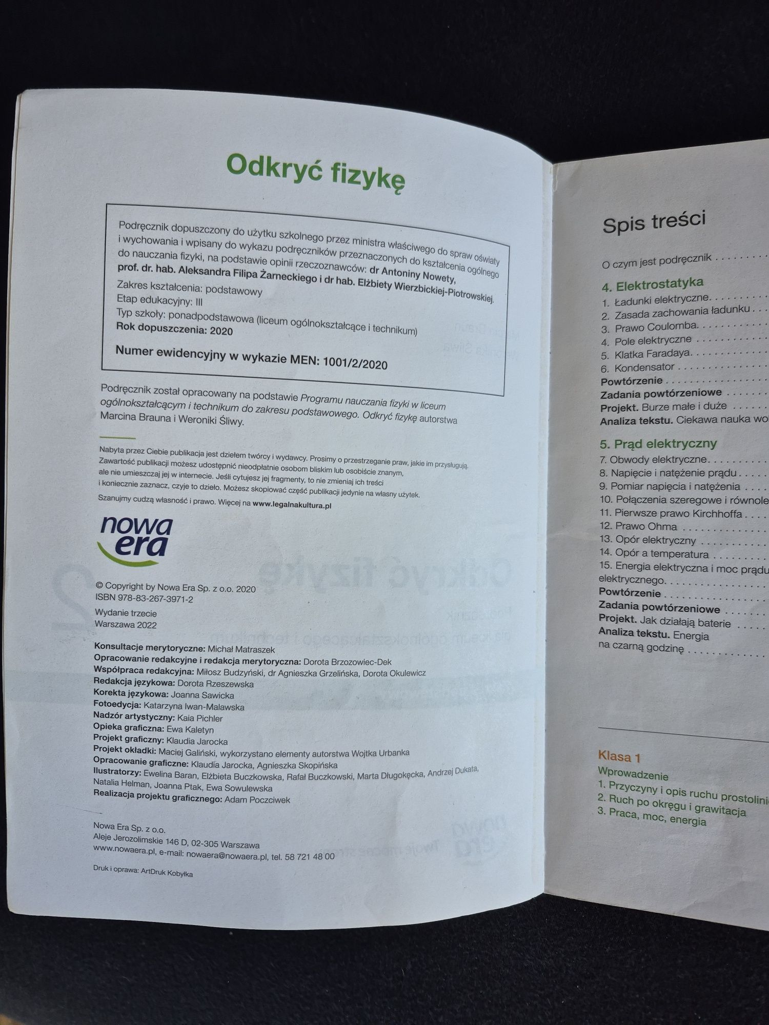 Odkryć fizykę klasa 2 LO