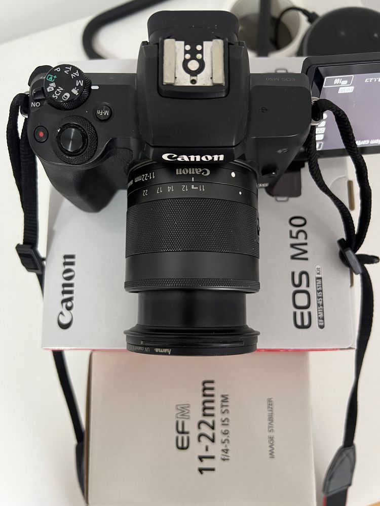 Canon M50 + Canon 11-22mm