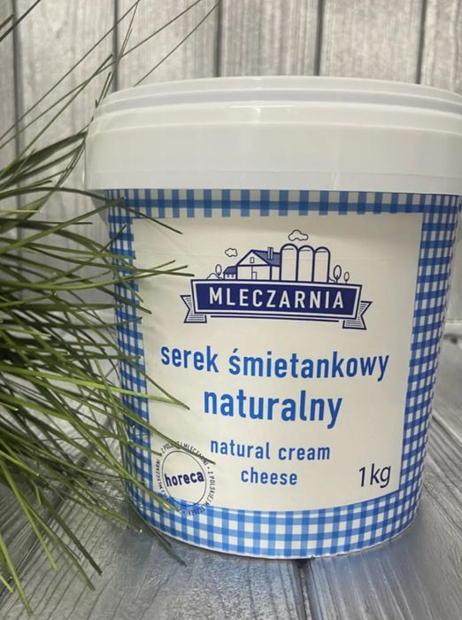 Крем-сир вершковий натуральний 1 кг ТМ Mleczarnia Польща