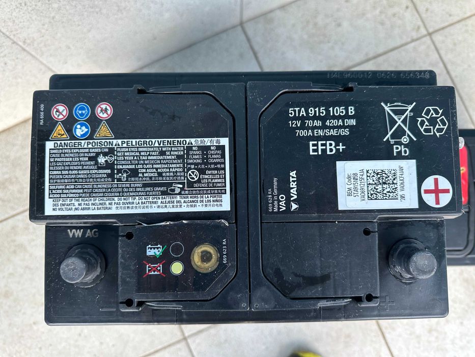 Akumulator Varta Bosch EB740 12V 74Ah  680A P+ Gwarancja Roz. Jak Nowy