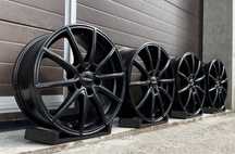 4x felgi aluminiowe Czarne 5x112 r18 et48 7,5J Alufelgi VW/ Skoda 18”