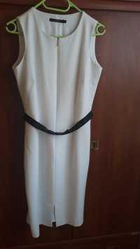 Elegancka, biała sukienka 36 firmy Monnari chrzest, komunię, wesele