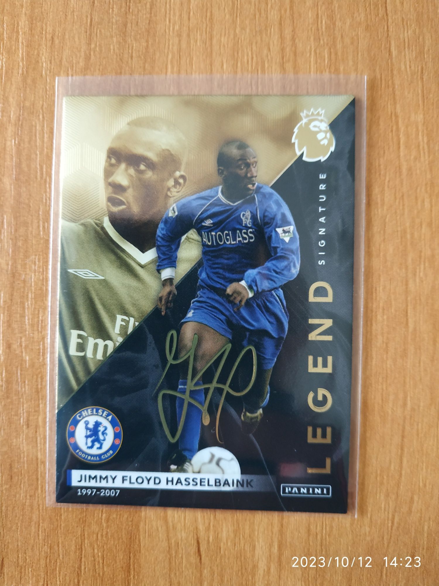 Panini Premier League 2024 - Legend Signature Hasselbaink