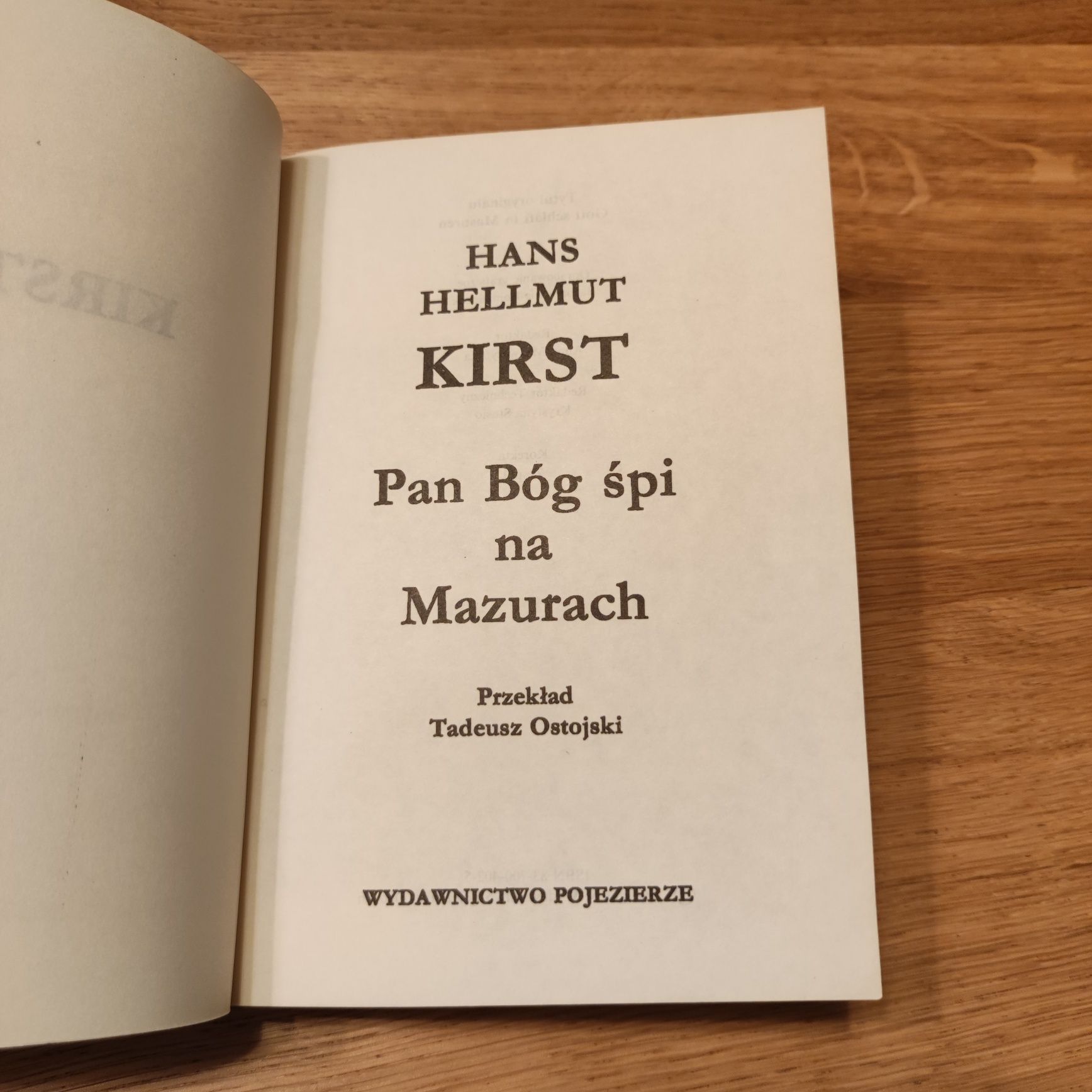 Pan Bóg śpi na Mazurach H.H. Kirst