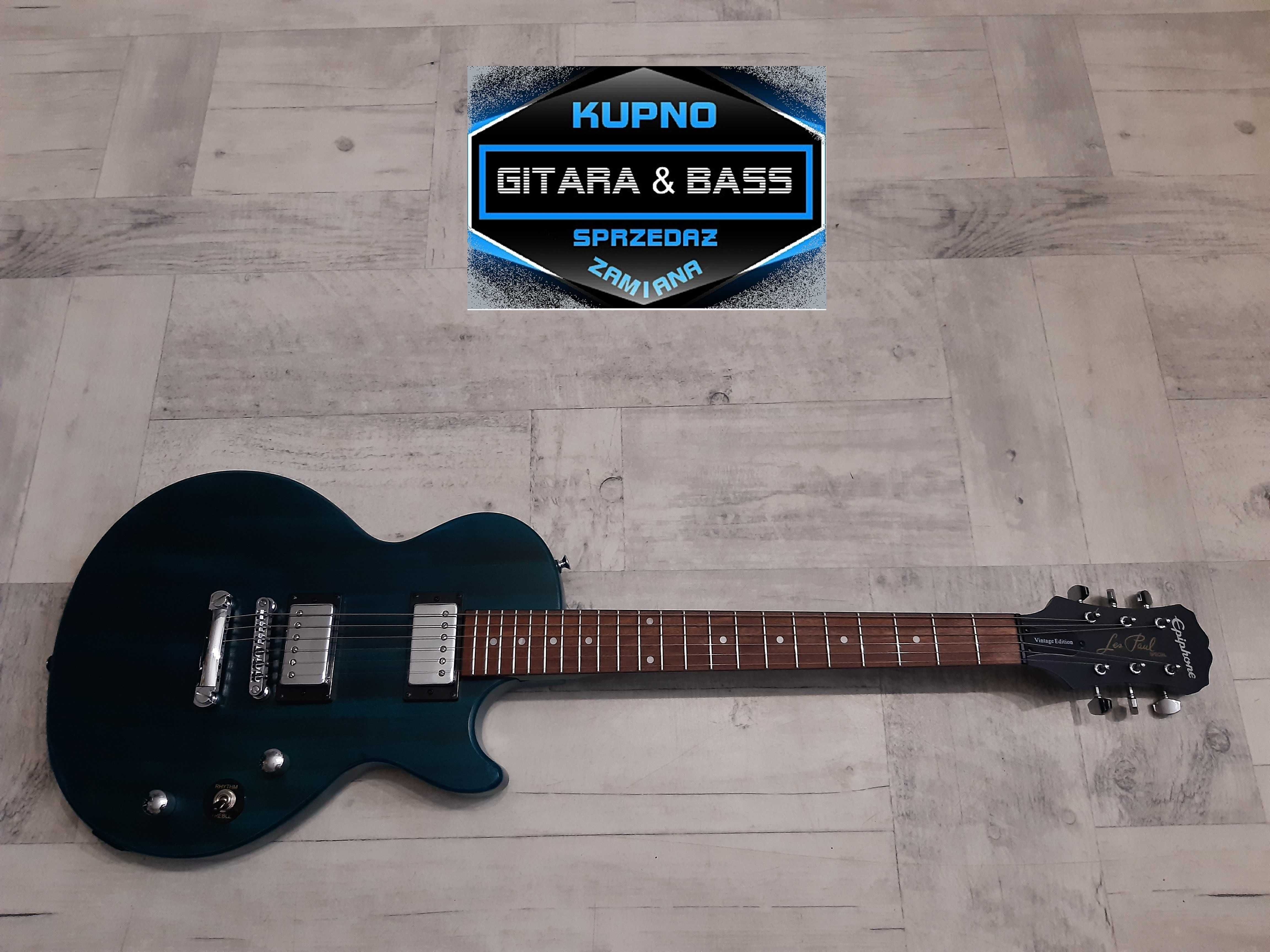 Gitara Epiphone Les Paul Turquoise Open Pore Matt-wysyłka Free-zamiana